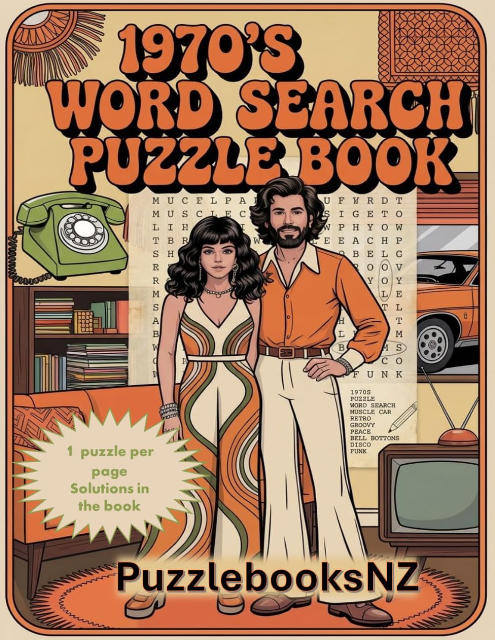 1970's Word Search book cover