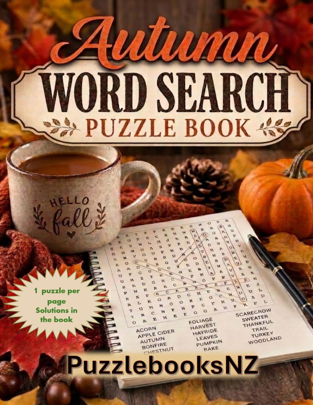 Autumn Word Search book cover