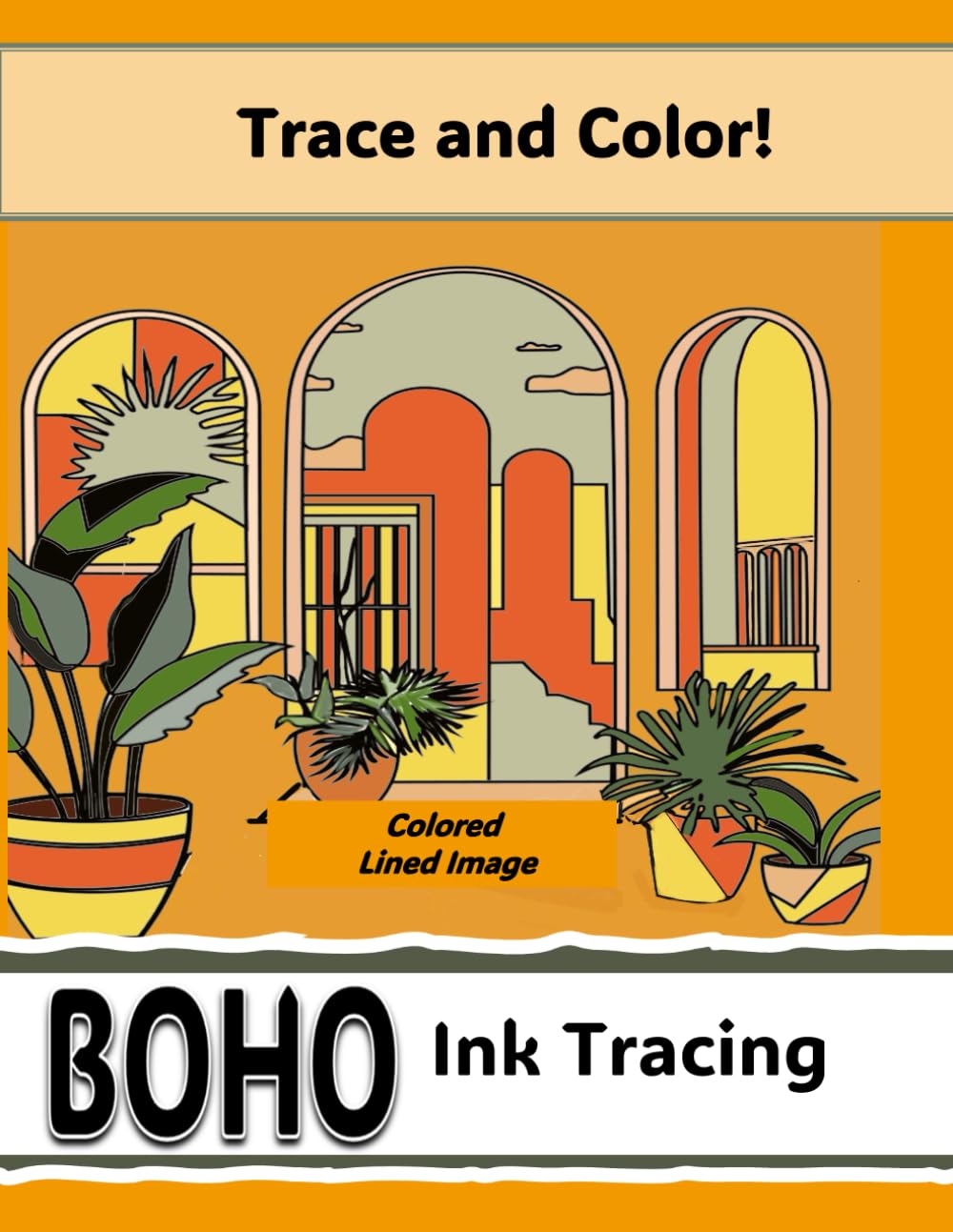 Boho Ink Tracing book cover