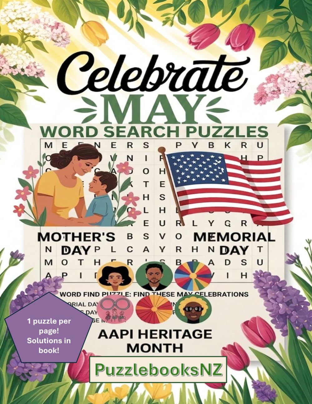 Celebrate May Word Search book cover