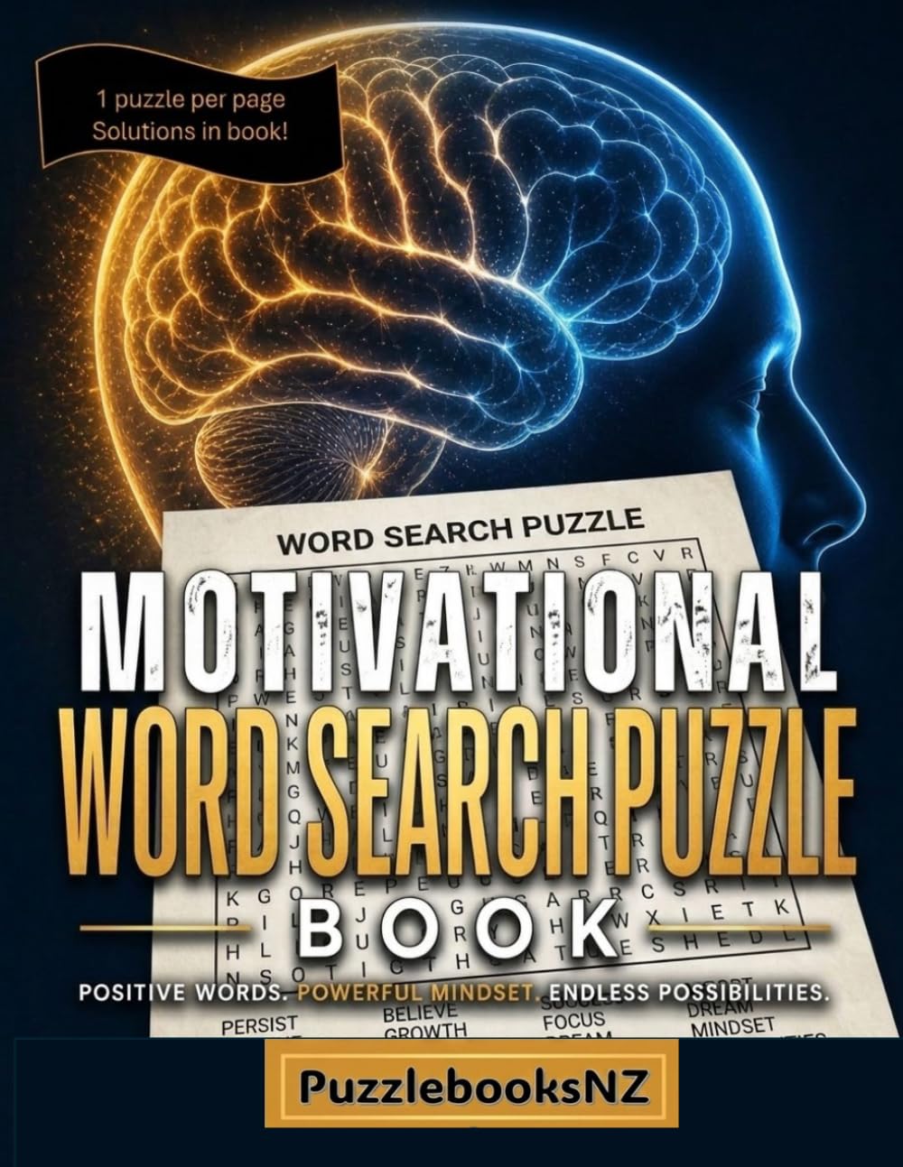 Motivational Word Search book cover