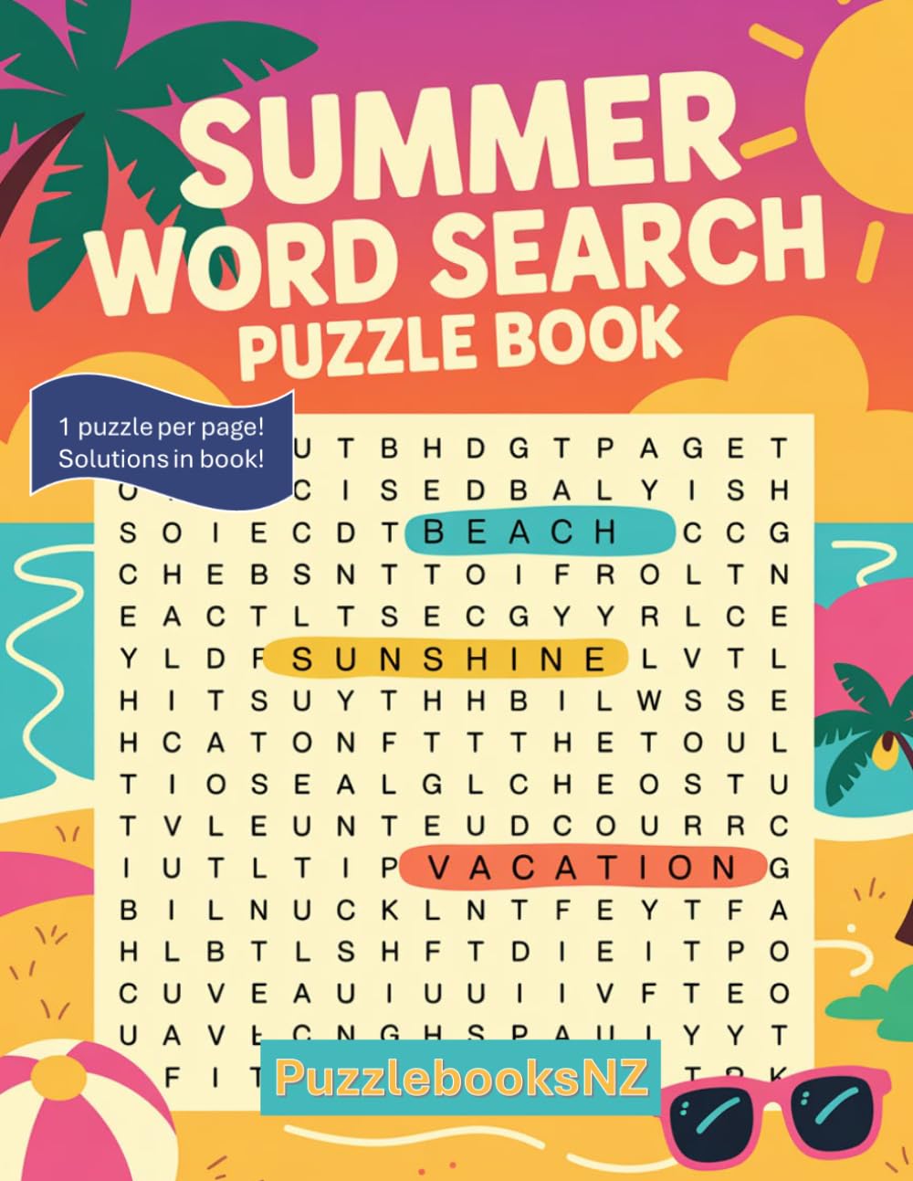 Summer Word Search book cover