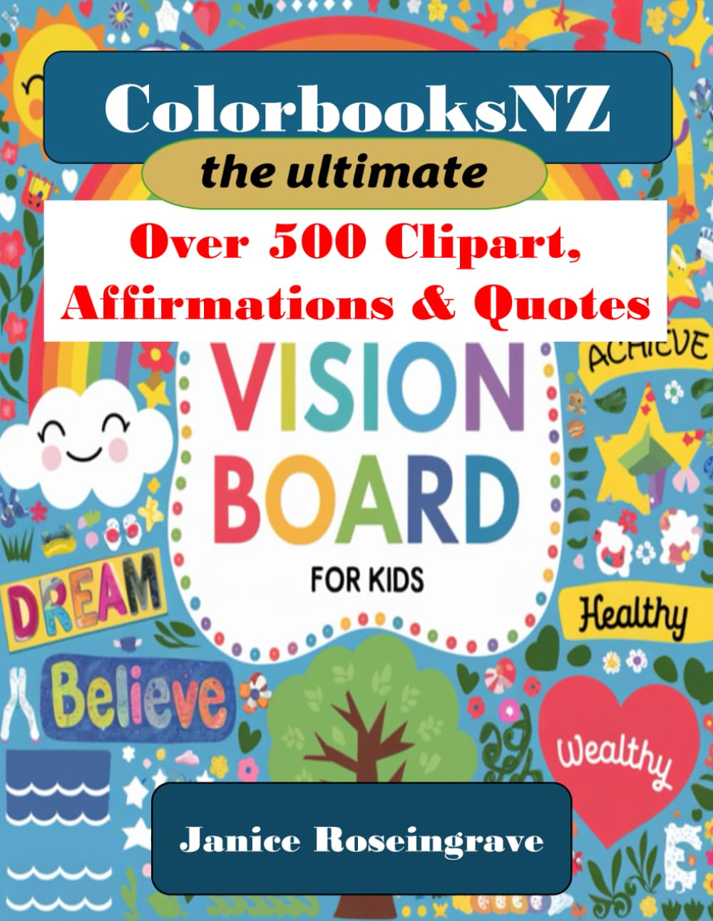 Vision Board Book for Kids book cover